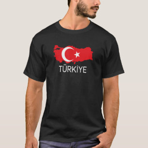 Camiseta Design de Bandeira da Turquia, Bandeira Turca, Har