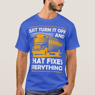 Camiseta Design De Barramento Para Barramento Escolar Ou Co