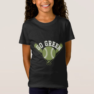 Camiseta Design de Baseball Verde