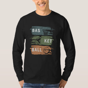 Camiseta Design de basquete legal com 3 cores
