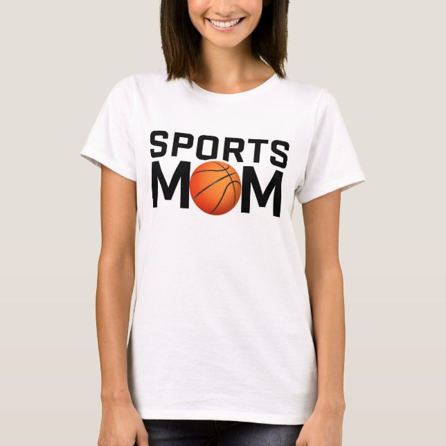 Camiseta Design de basquetebol da Mama Esportiva (Frente)