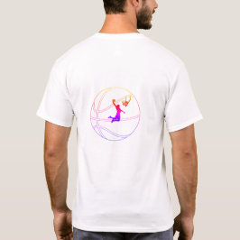 Camiseta Design de basquetebol Silhouette Dunk