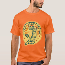 Camiseta Design de basquetebol Slam Dunk Vintage
