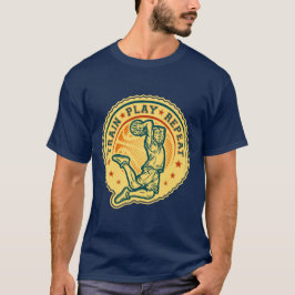 Camiseta Design de basquetebol Slam Dunk Vintage