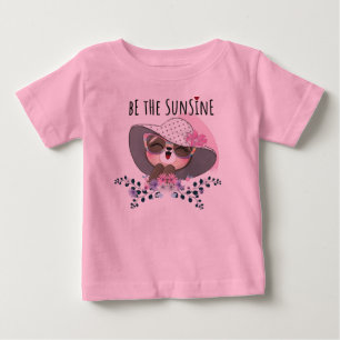 Camiseta Design de bebê rosa