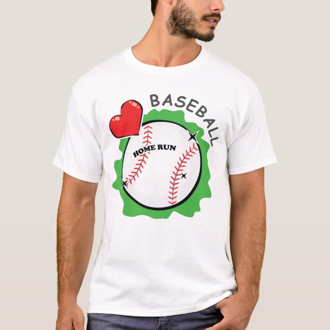 Camiseta Design de Beisebol Divertido (Frente)