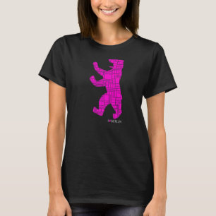 Camiseta Design de Berlim - Urso de Berlim - Eu Adoro o Prê