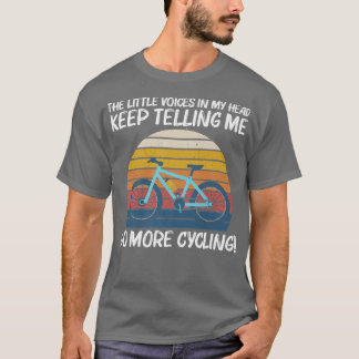 Camiseta Design de bicicleta legal para homens movendo bici