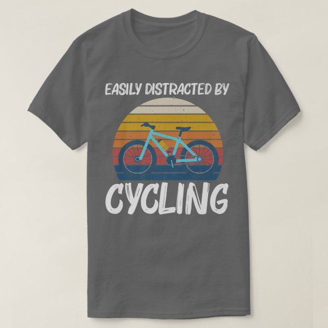 Camiseta Design de bicicleta legal para homens movendo bici (Frente do Design)