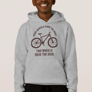 Camiseta Design de bicicleta legal - Rodas de reboque movem