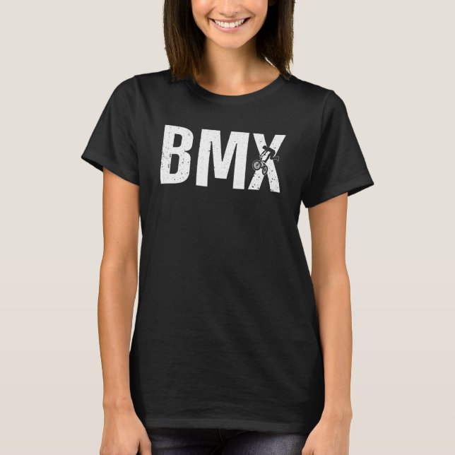 Camiseta Design De Bike BMX Engraçado Para Homens Juventude (Frente)