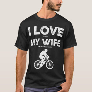 Camiseta Design De Bike De Montanha Engraçada Para Homens P