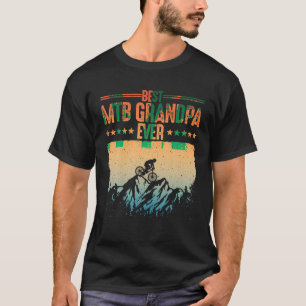 Camiseta Design De Bike De Montanha Funny Para Homens Vinta