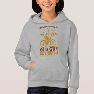Camiseta Design de Biker Antigo   Bicicleta   nunca subesti