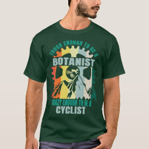 Camiseta Design de Biker Botânico