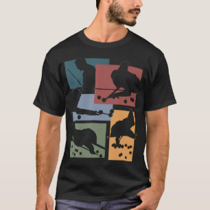 Camiseta Design de Bola Oito do Jogador de Sinuca Engraçado