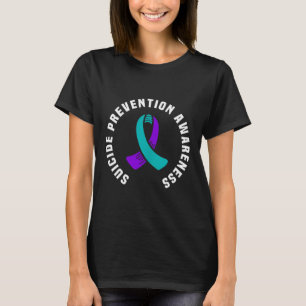 Camiseta Design de Bolso de Fita de Sensibilização para a P