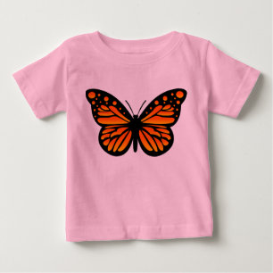 Camiseta Design de borboleta Monarca - Baby Fine Jersey T-S