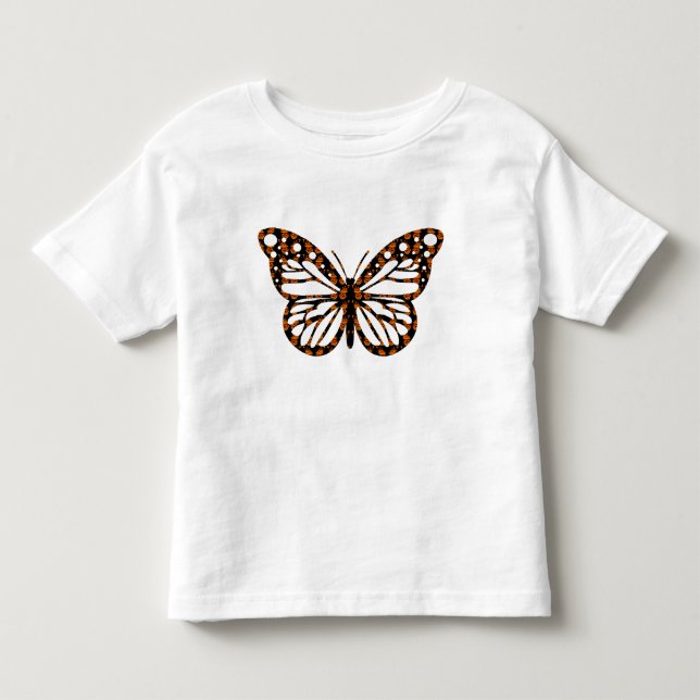 Camiseta Design de borboleta Monarca - Toddler Fine Jersey  (Frente)