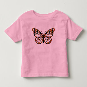 Camiseta Design de Borboleta Monarca - Toddler Fine Jersey
