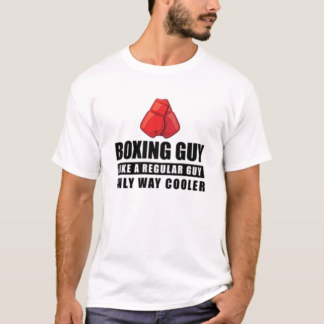 Camiseta Design de Boxe Engraçado (Frente)