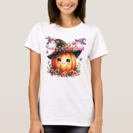 Camiseta Design de Bruxas de Ocupim de outono Whimsical