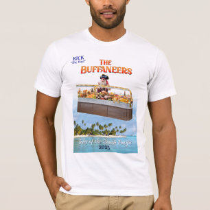 Camiseta Design de "Buffaneers" exclusivos do rick Ewell