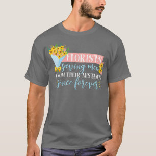 Camiseta Design De Buquê De Flor Engraçado Para Floristas