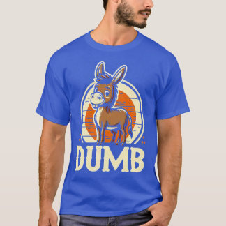 Camiseta Design de burro de piada engraçada e burra para fa