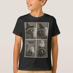 Camiseta Design de Cabina de Foto Raccoon do Partido do Dia