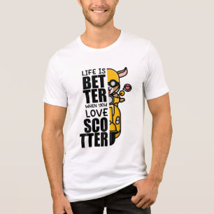 Camiseta Design de cabra de Patinete