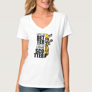 Camiseta Design de cabra de Patinete