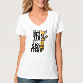 Camiseta Design de cabra de Patinete