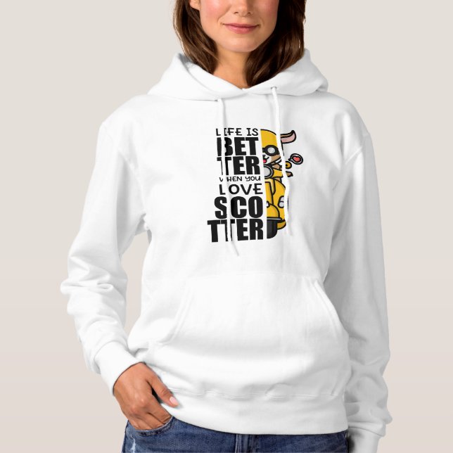 Camiseta Design de cabra de Patinete (Frente)