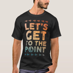 Camiseta Design de Caça legal Na Ponta De Seta Para Homens