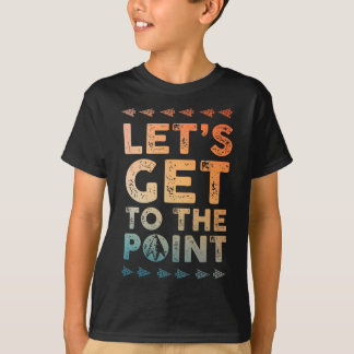 Camiseta Design de Caça legal Na Ponta De Seta Para Homens