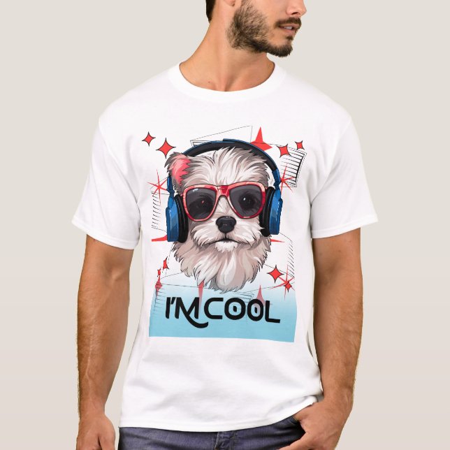 Camiseta design de cachorro (Frente)