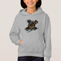 Design de cachorro de Dachshund preto fofo