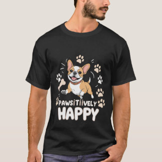Camiseta Design de Cachorro Muito Bonito e Cheio