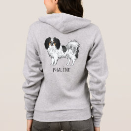 Camiseta Design de Cachorro Phalène Tricolor para Proprietá