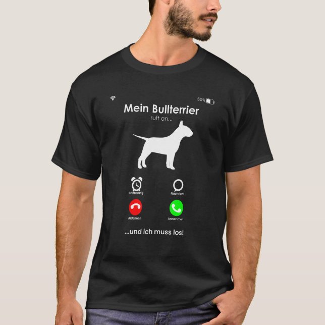 Camiseta Design de Cachorro Torrador de Bull (Frente)