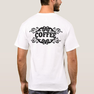 Camiseta Design de Café da Escola Antiga