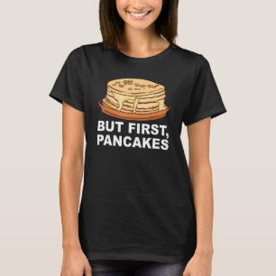 Camiseta Design de Café da Manhã com Panqueca de Xarope de 