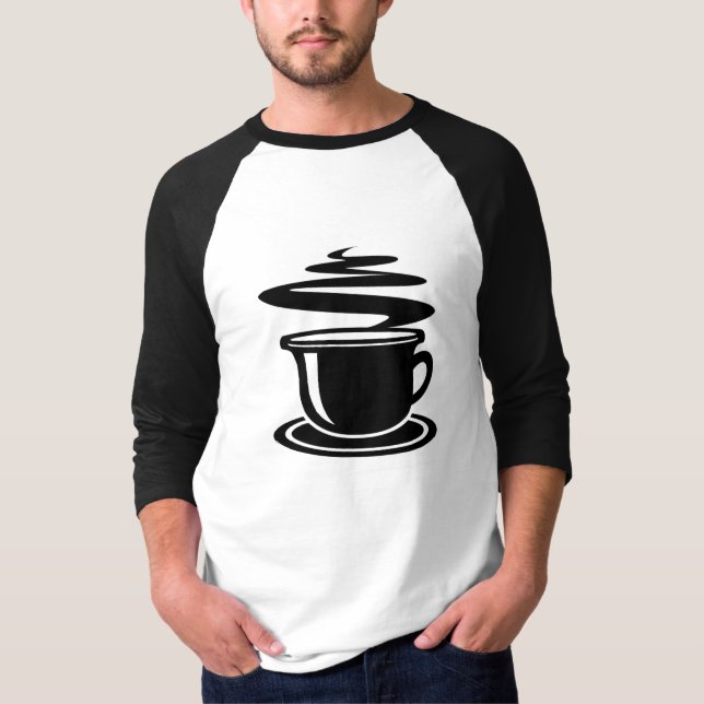 Camiseta Design de café quente (Frente)