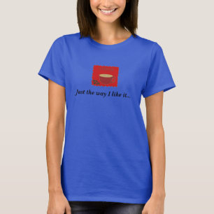 Camiseta Design de Café Quente
