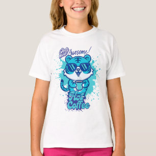 Camiseta Design de Café Quente em Alta