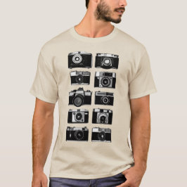 Camiseta DESIGN DE CÂMERAS RETRO DE 35 mm