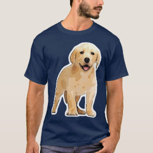 Camiseta Design de cão com um cachorrinho bonito de Labrado