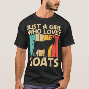 Camiseta Design de Caprino legal para Meninas Caprinos Farm