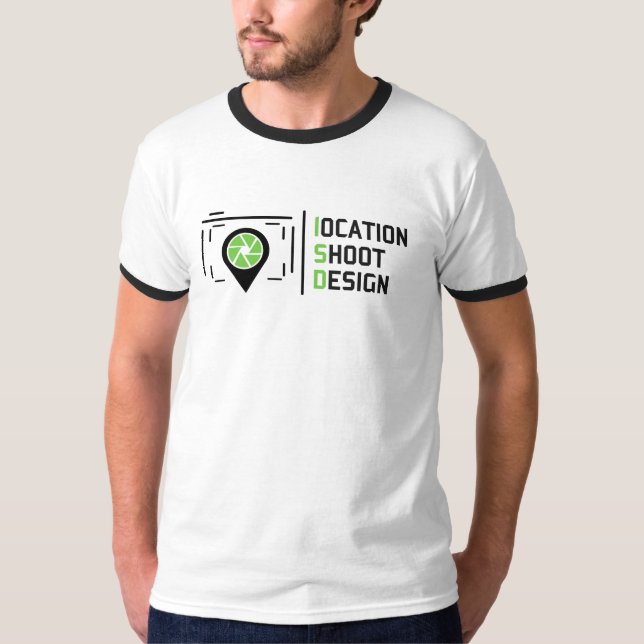 Camiseta design de captura de localização (Frente)